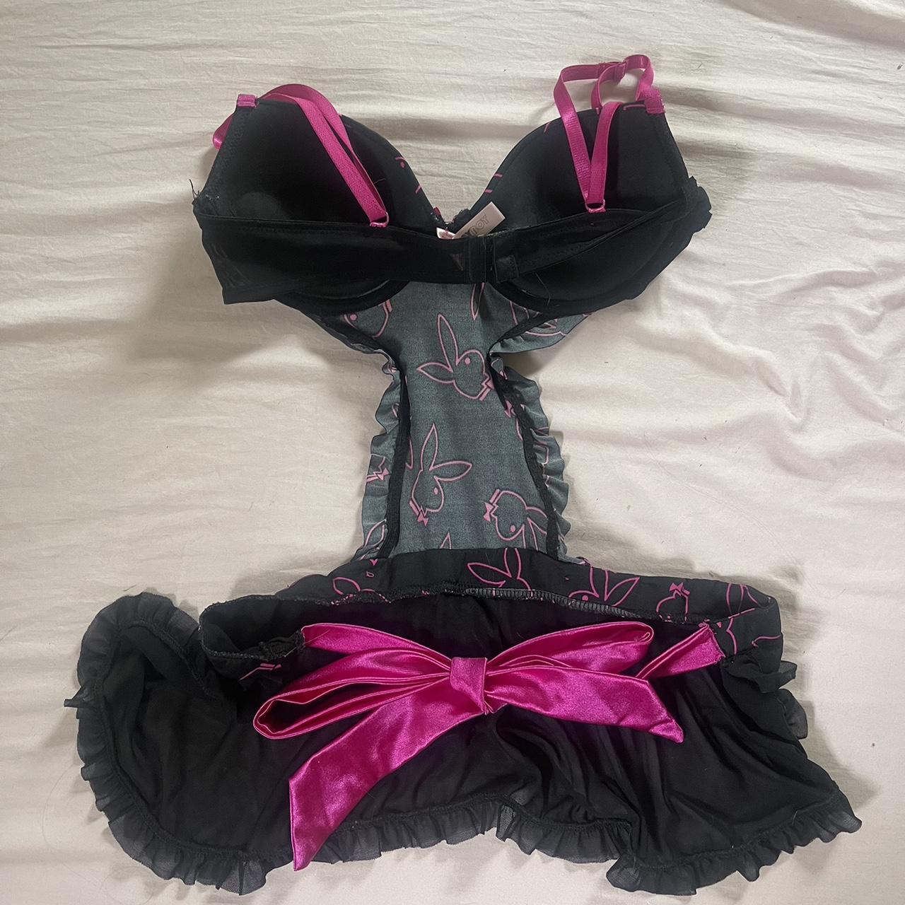 Playboy lingerie w tie back , Labeled size small I...