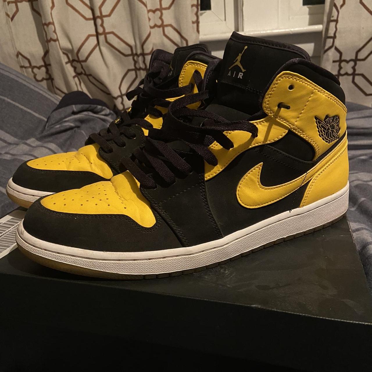 Black and yellow jordan 1 hot sale new love