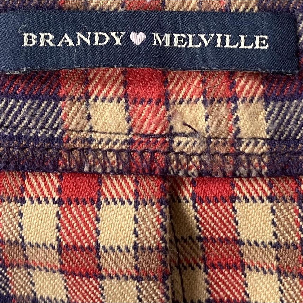 Pleated plaid skirt, brandy Melville Depop