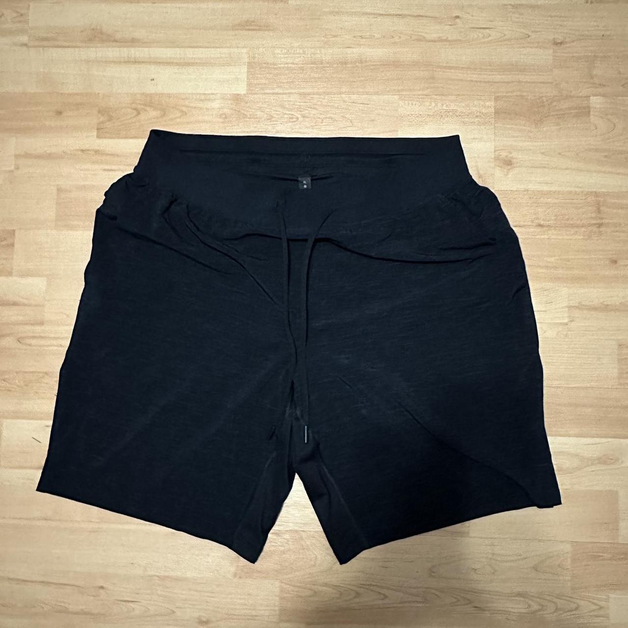 Men's Lululemon Shorts Size = XL Color = Black and... Depop