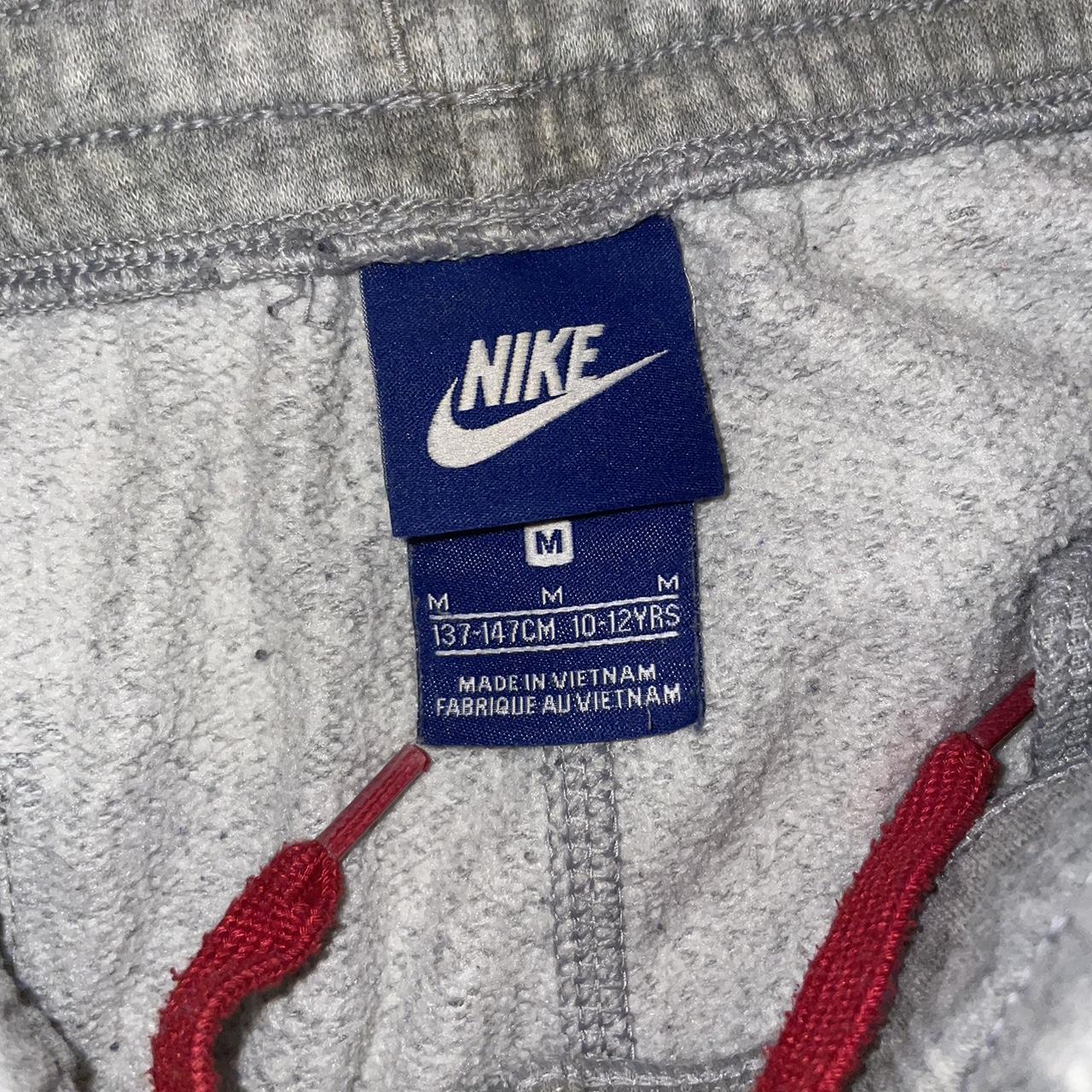 Grey Nike cuffed joggers Kids M but fits women’s xs s Depop