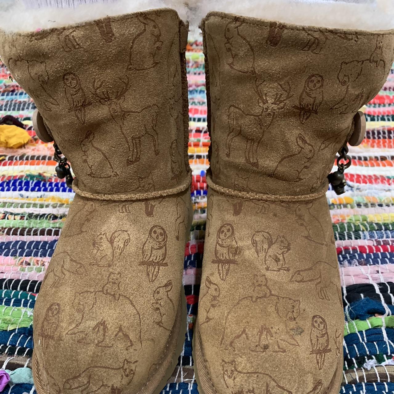 Ugg boots with ugg 2025 written all over it