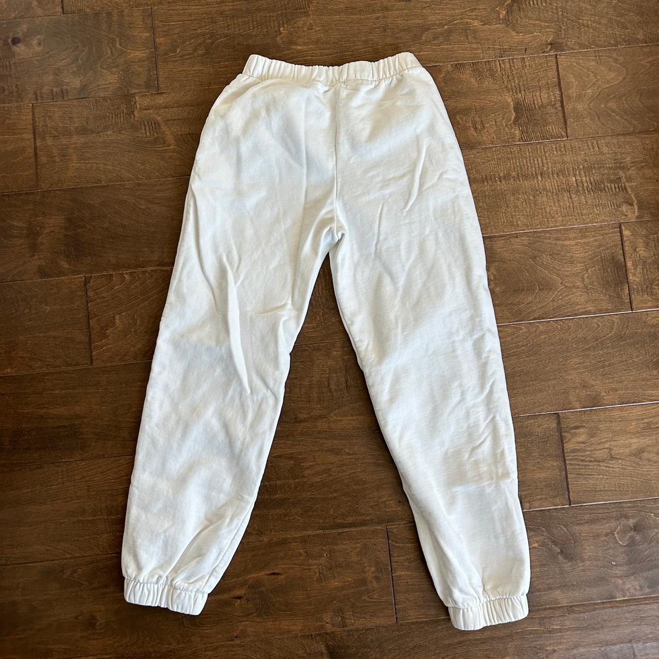 Brandy melville white joggers on sale