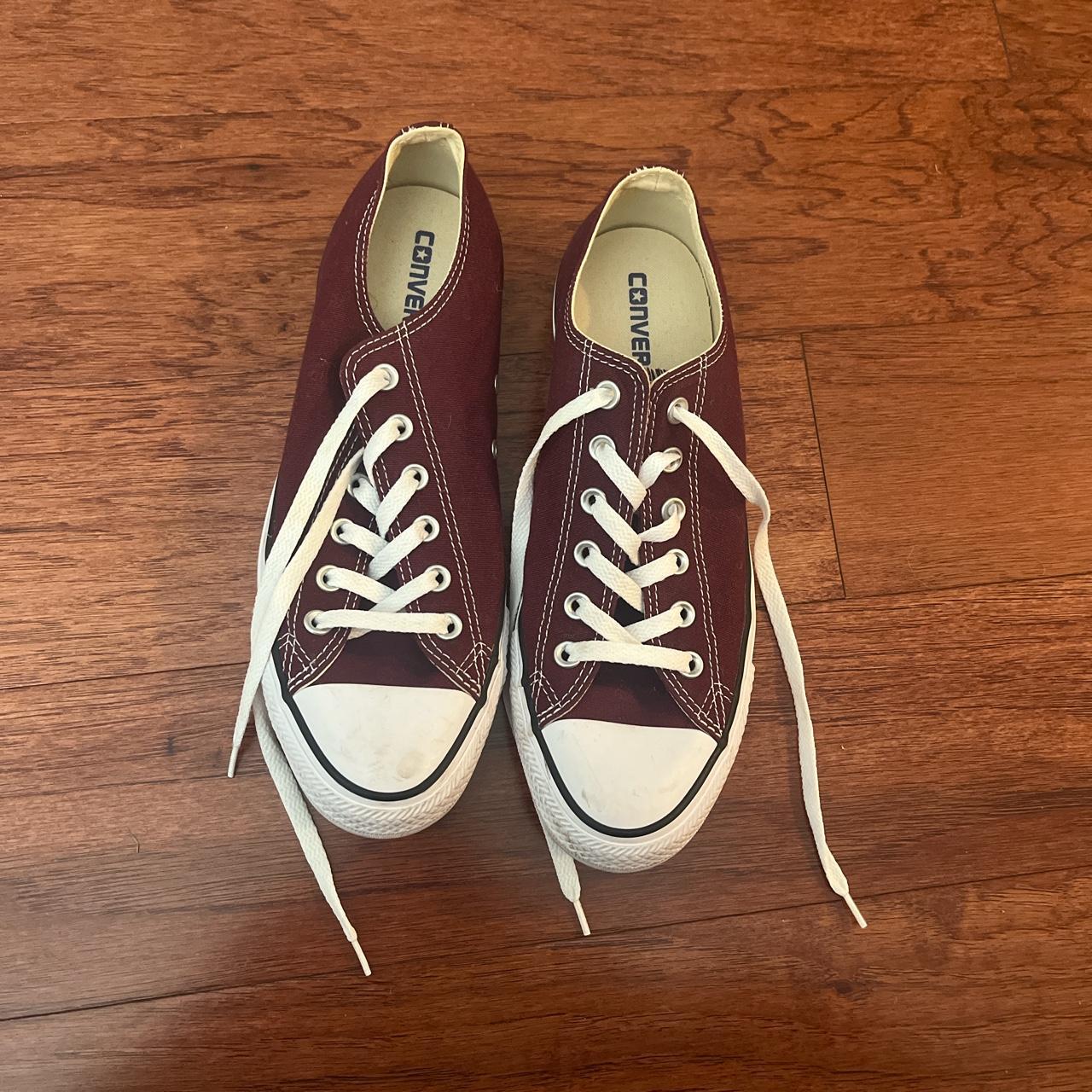 burgundy converse womens