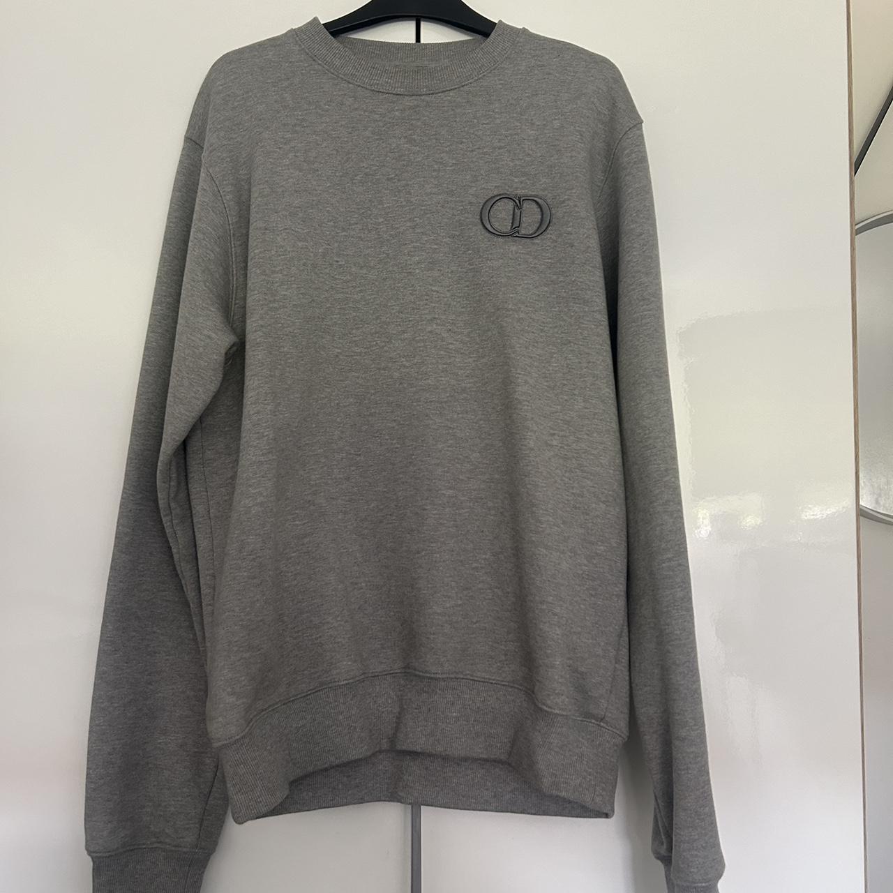 Dior grey jumper hotsell