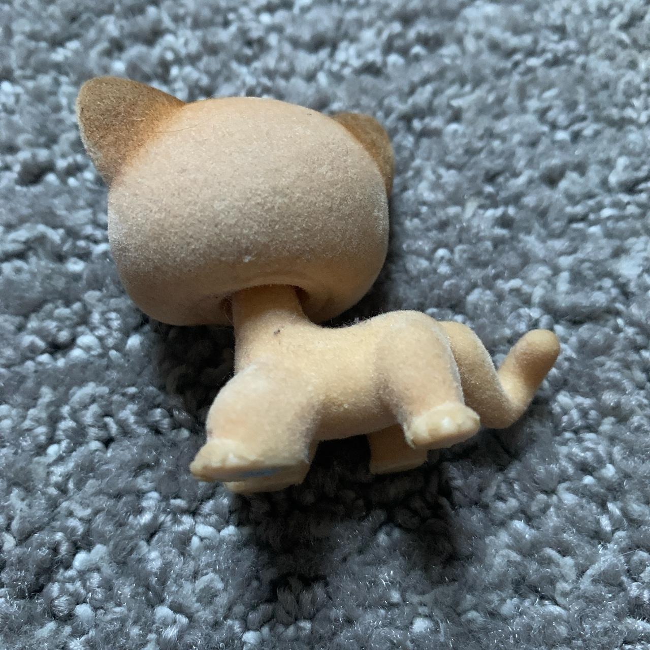 littlest pet shop fuzzy siamese cat & 2 accessories.... Depop