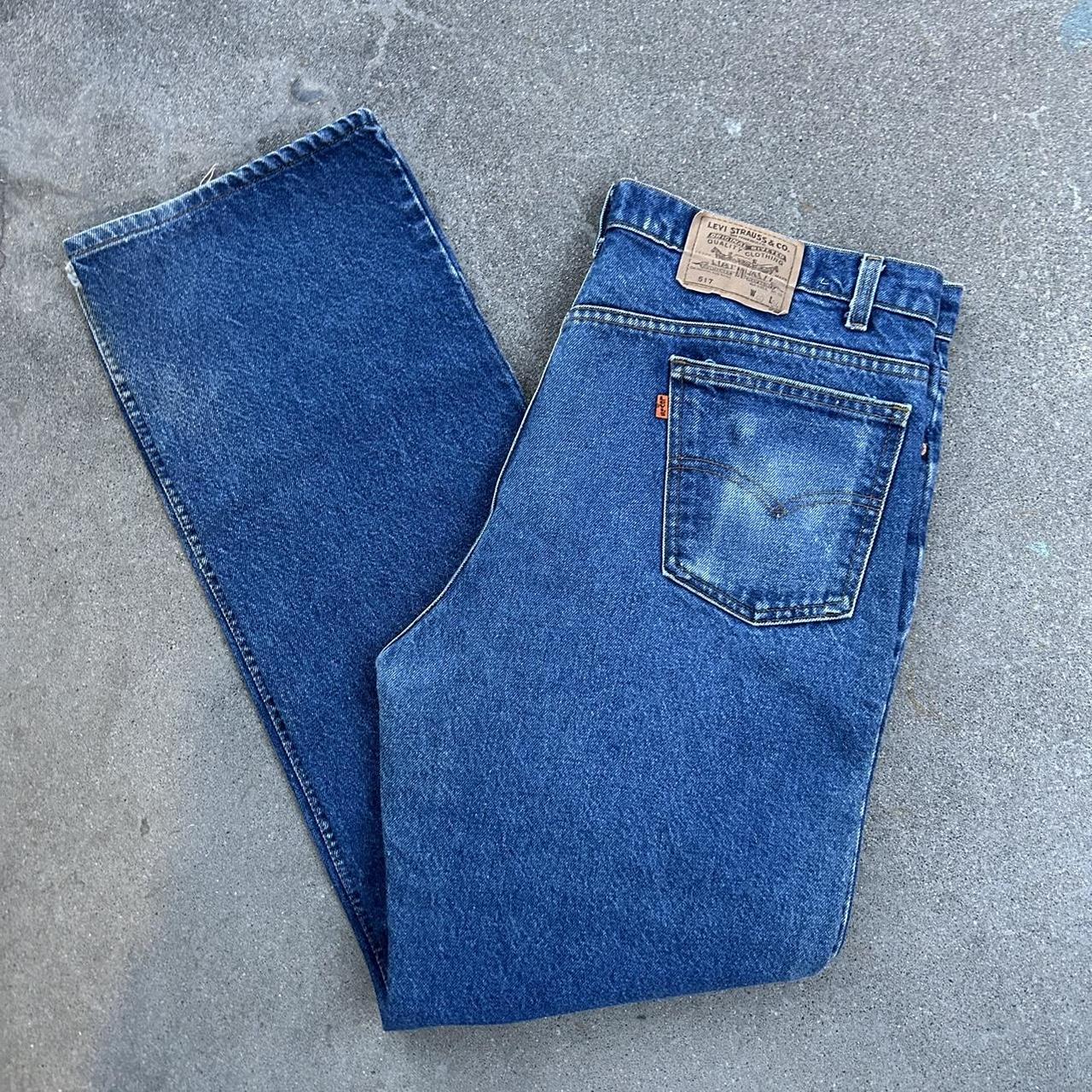 Vintage orange tab Levis Size 40x34 in good ass Depop