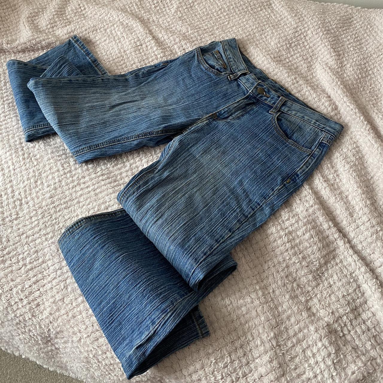 Brandy Melville 90s Brielle Jeans Low Rise Flare Leg... - Depop