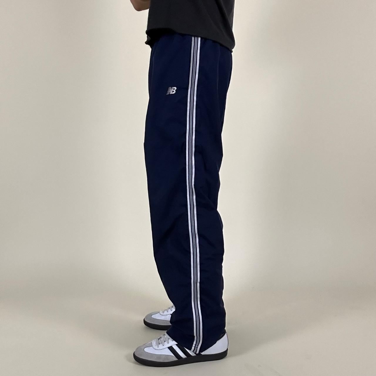 New Balance Men's Navy and White Joggers-tracksuits | Depop