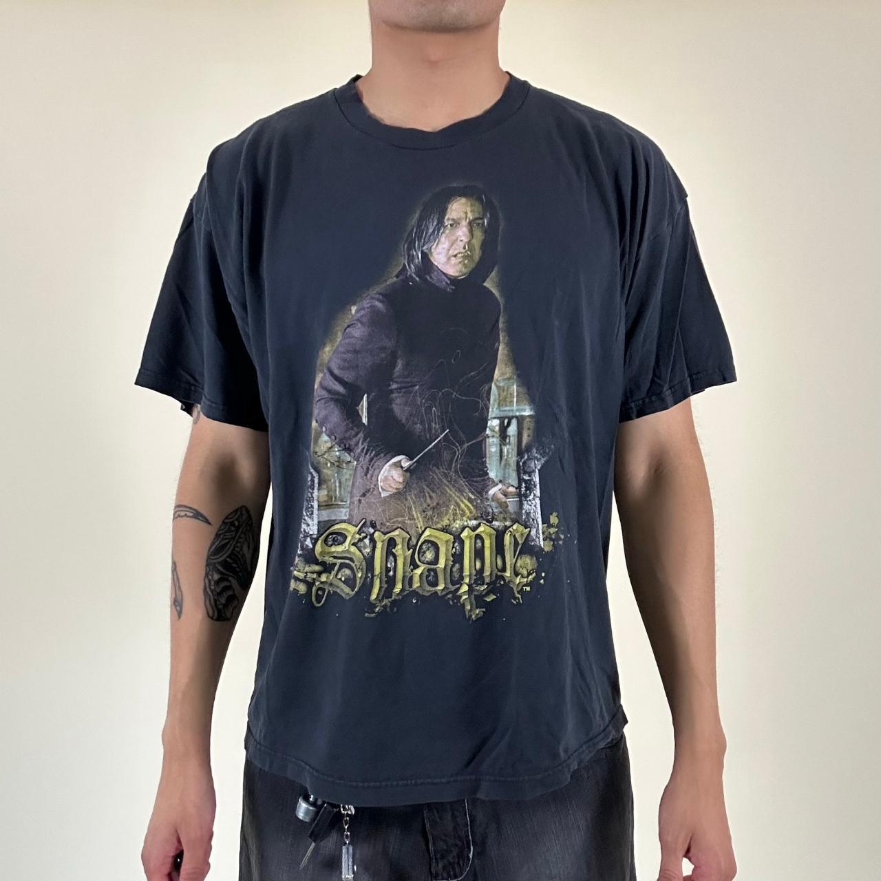 Vintage 2000's Harry Potter Snape T-Shirt Length:... - Depop