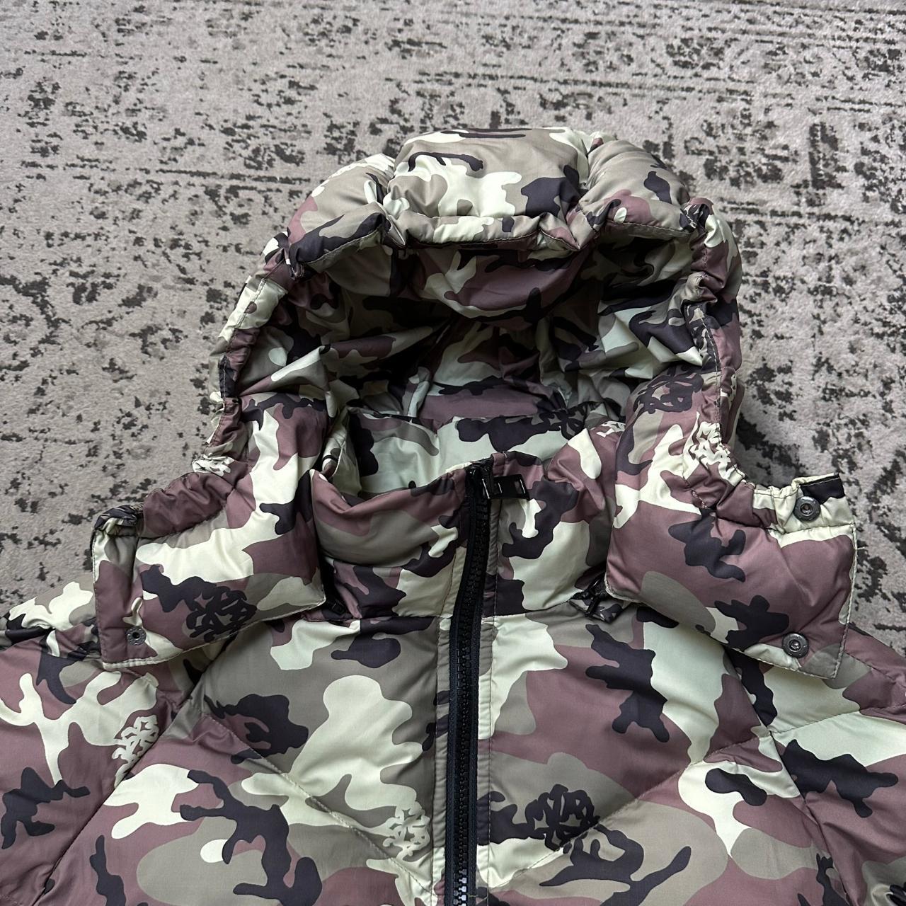 Mertra Camo Hooded Cropped Puffer Jacket Length: | Depop