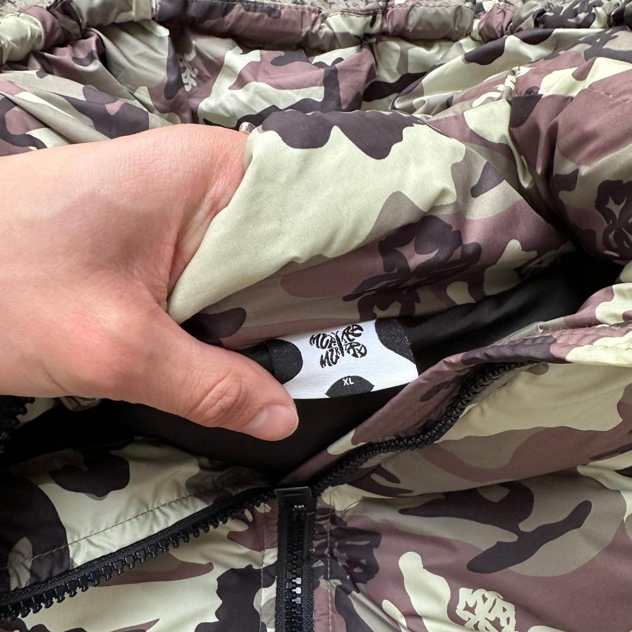 Mertra Camo Hooded Cropped Puffer Jacket Length: | Depop