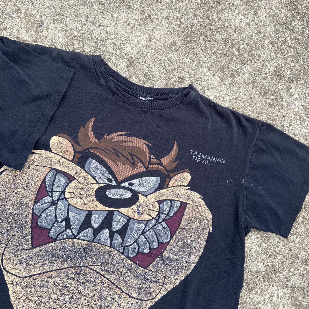 Vintage 1993 taz face tee! Super clean graphic !... - Depop