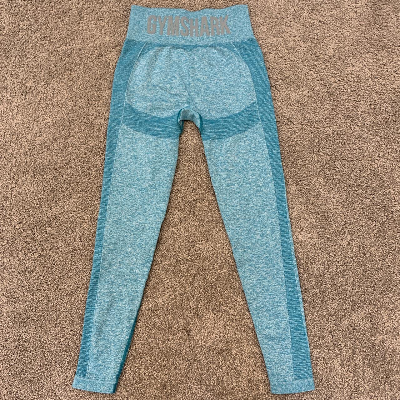 Super cute blue Gymshark leggings. Seamless, - Depop