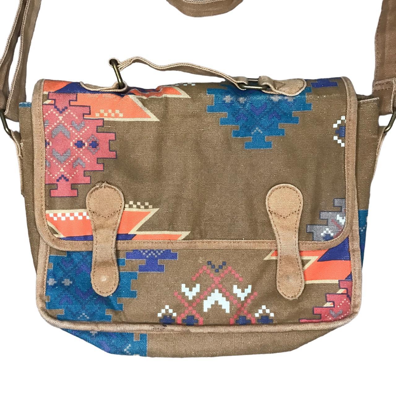 Y2K Messenger Bag By Mossimo Features Aztec design... Depop