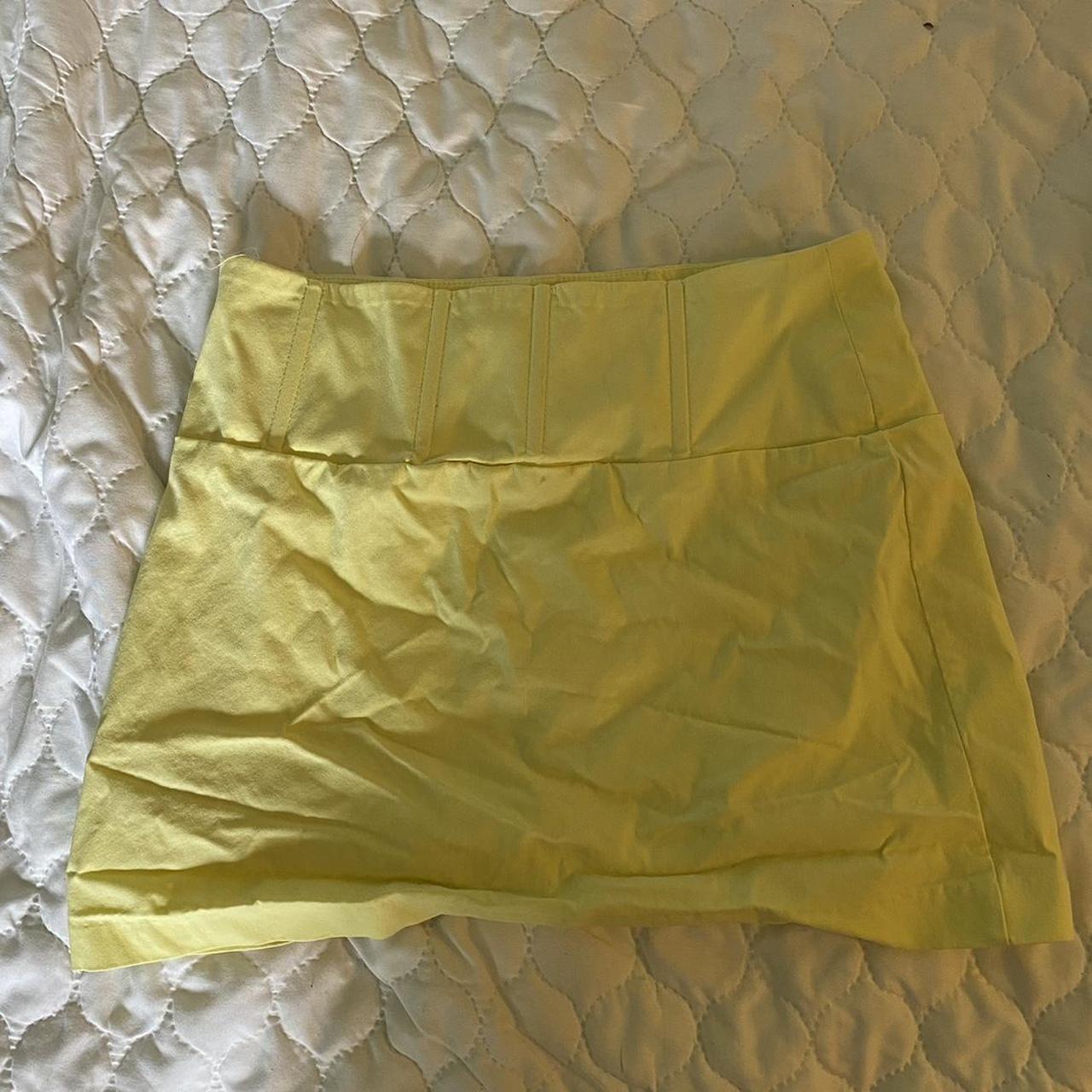 Yellow Corset Glassons Skirt Also Selling Matching Depop