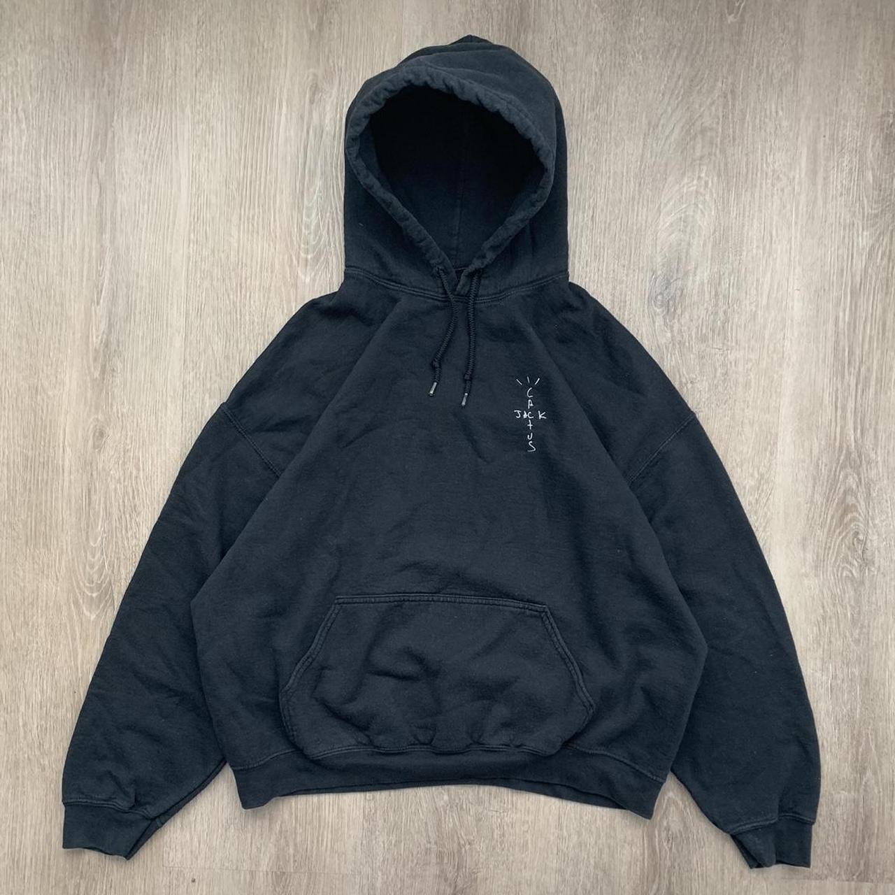 Travis scott jack discount boys cracked hoodie blac