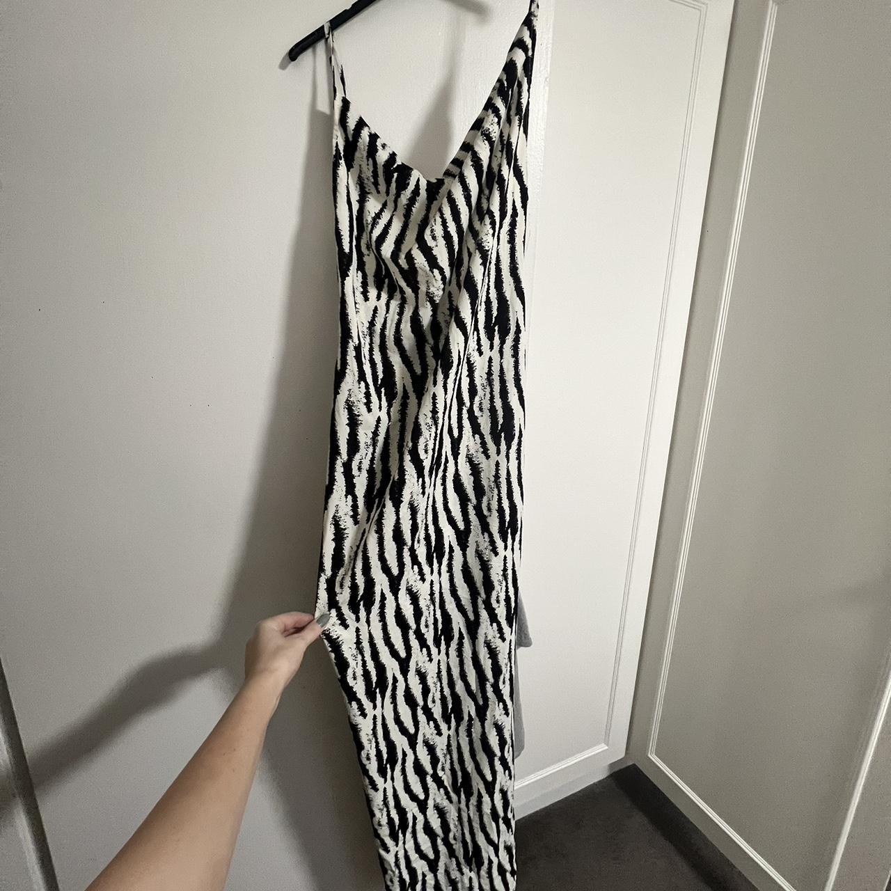 Pretty little thing zebra dress. Size small never... Depop