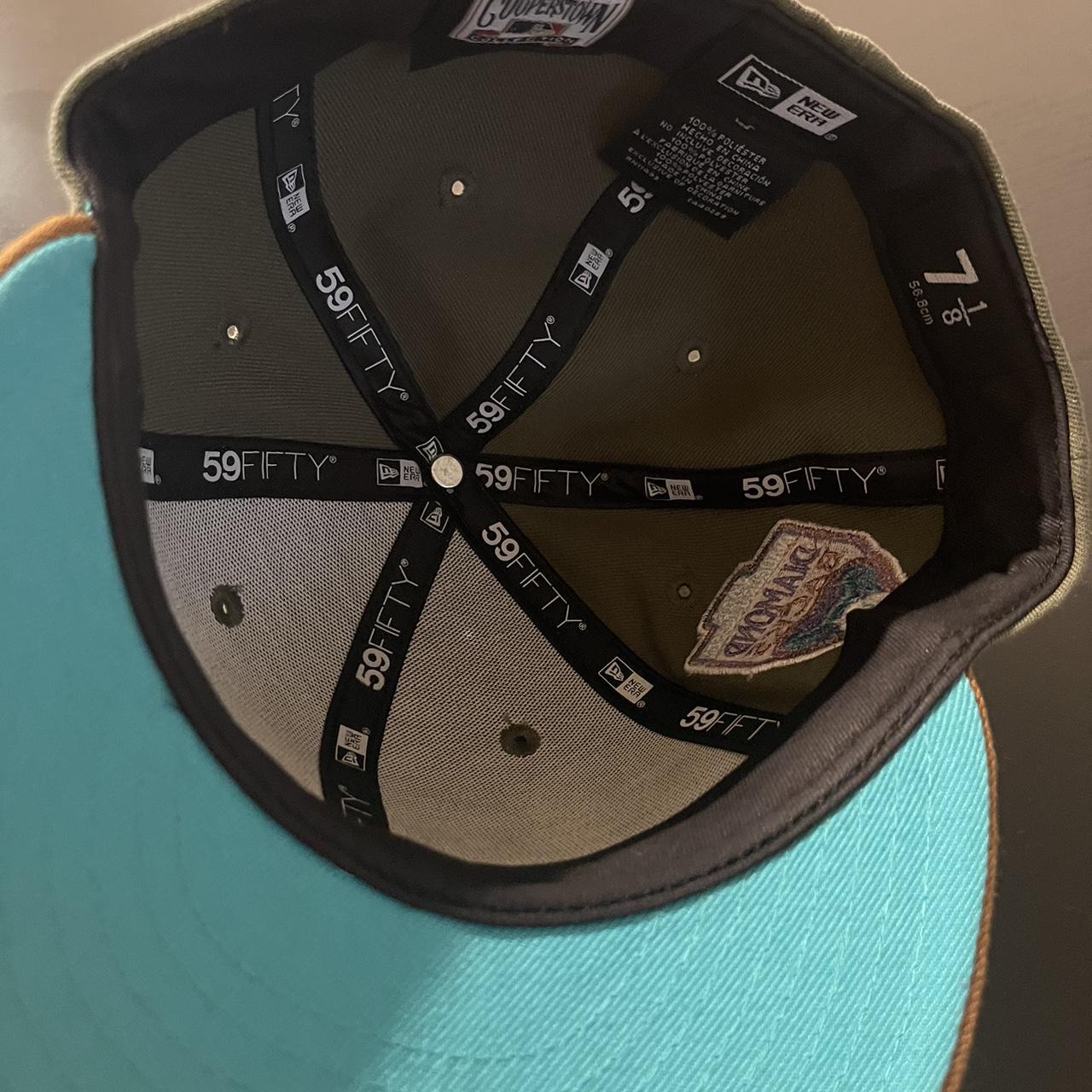 Vintage Arizona Diamondbacks hat ⚾️ Black, teal, and - Depop