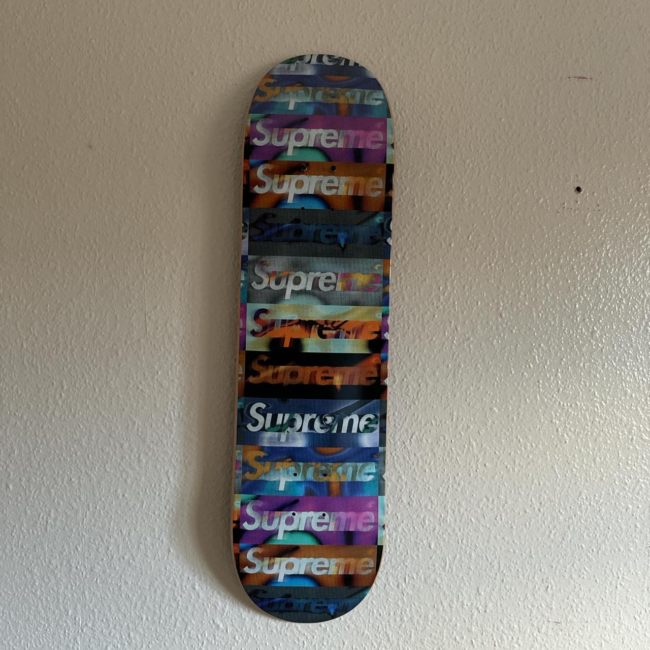 Supreme Distorted Logo Skateboard from Week 1 of...