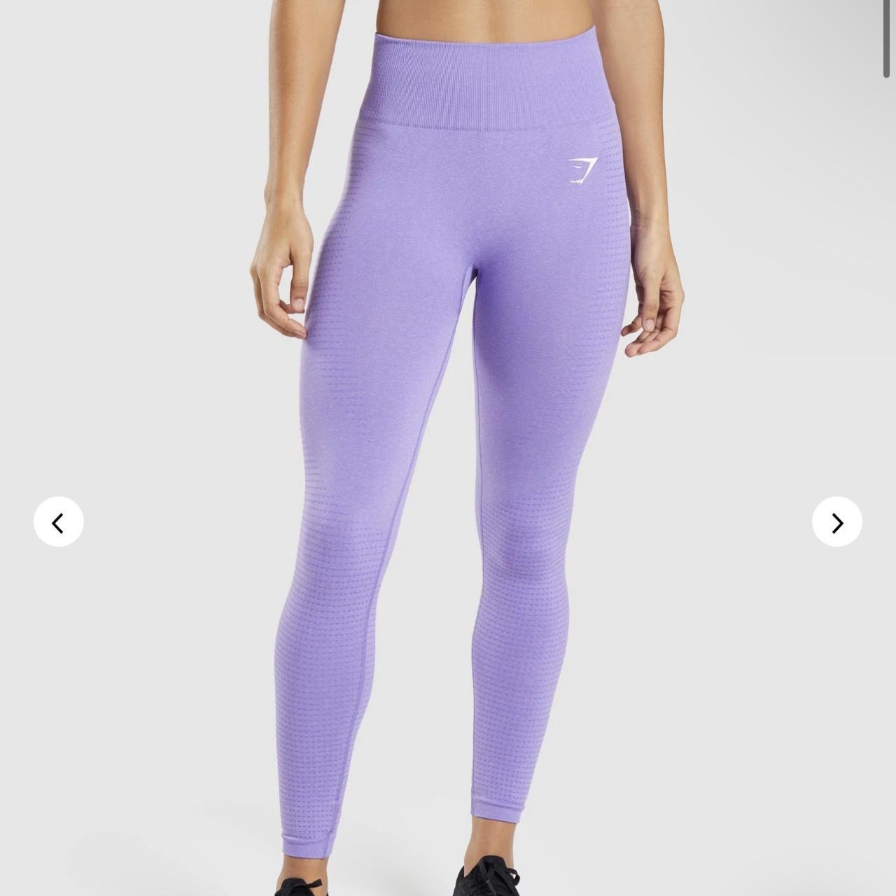 Gymshark leggings in bright purple! In good - Depop