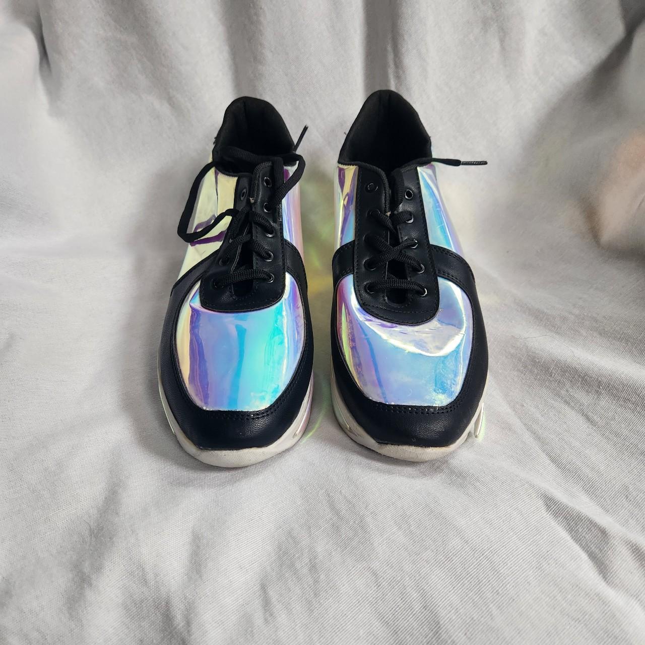 Holographic platform clearance sneakers