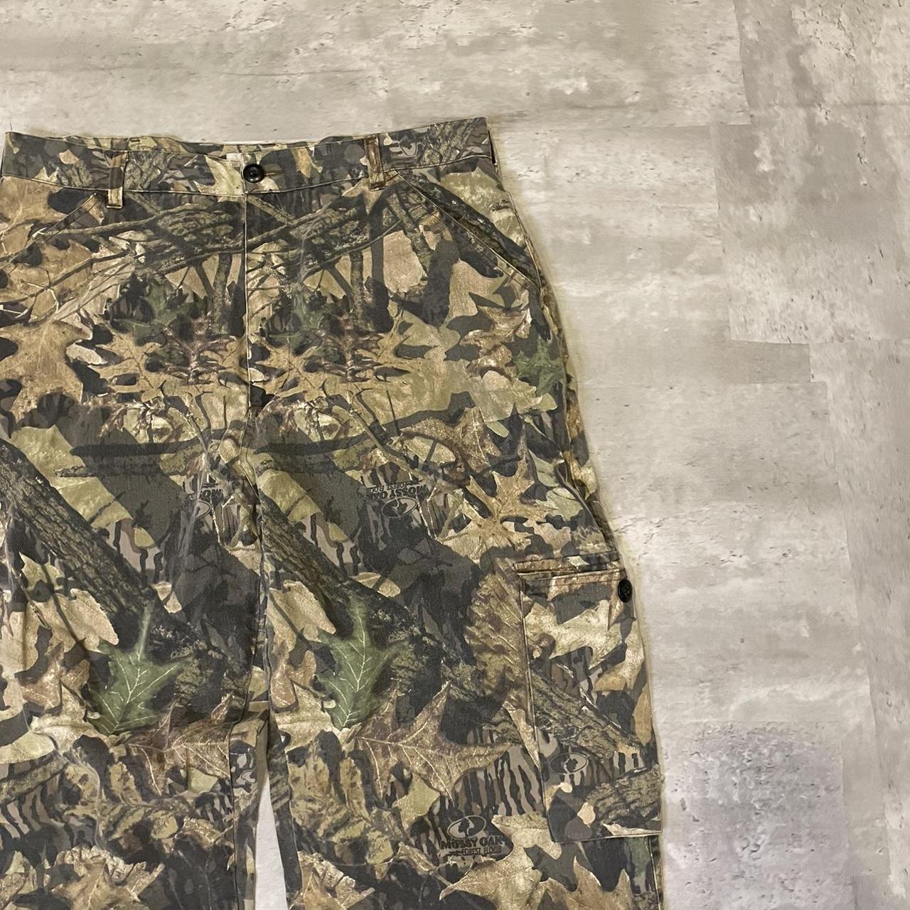 vintage baggy camo parachute pants size large... - Depop