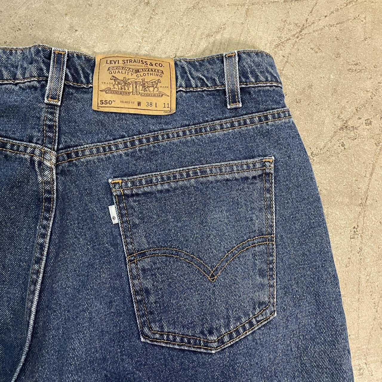 vintage levis silvertab jorts size measures to a 34... - Depop