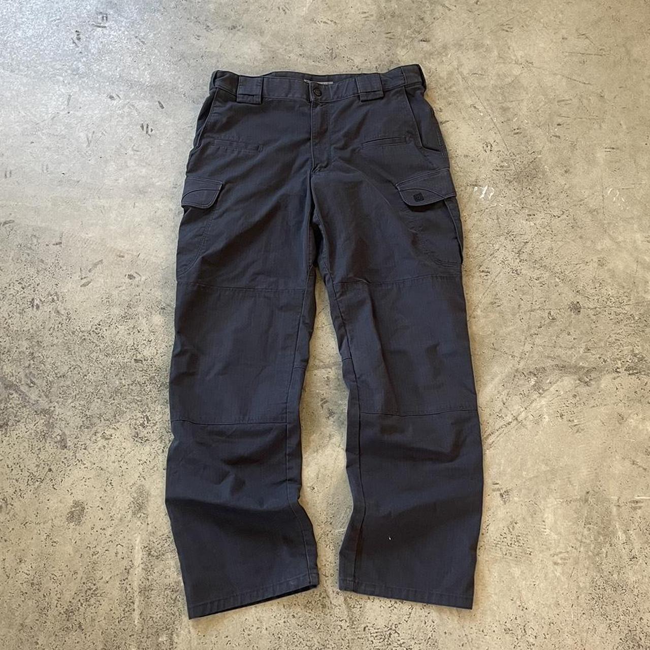 Men's Black and Silver Trousers | Depop