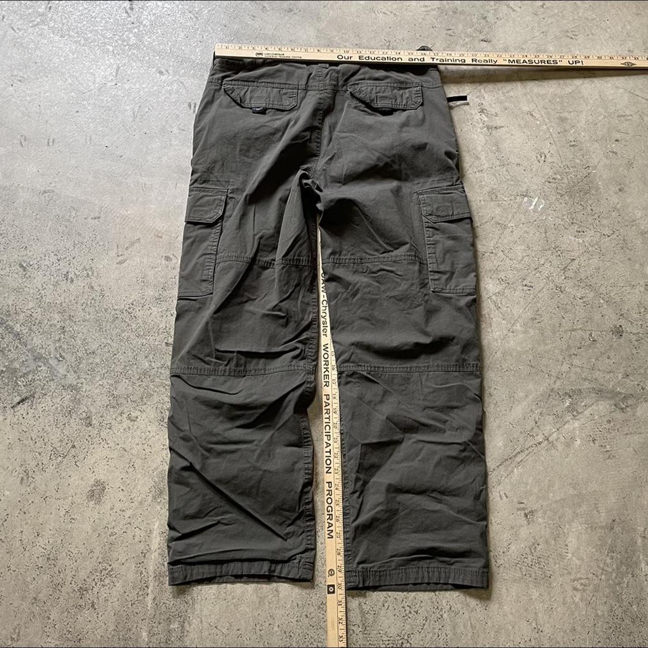 vintage baggy green utility cargo pants, size...