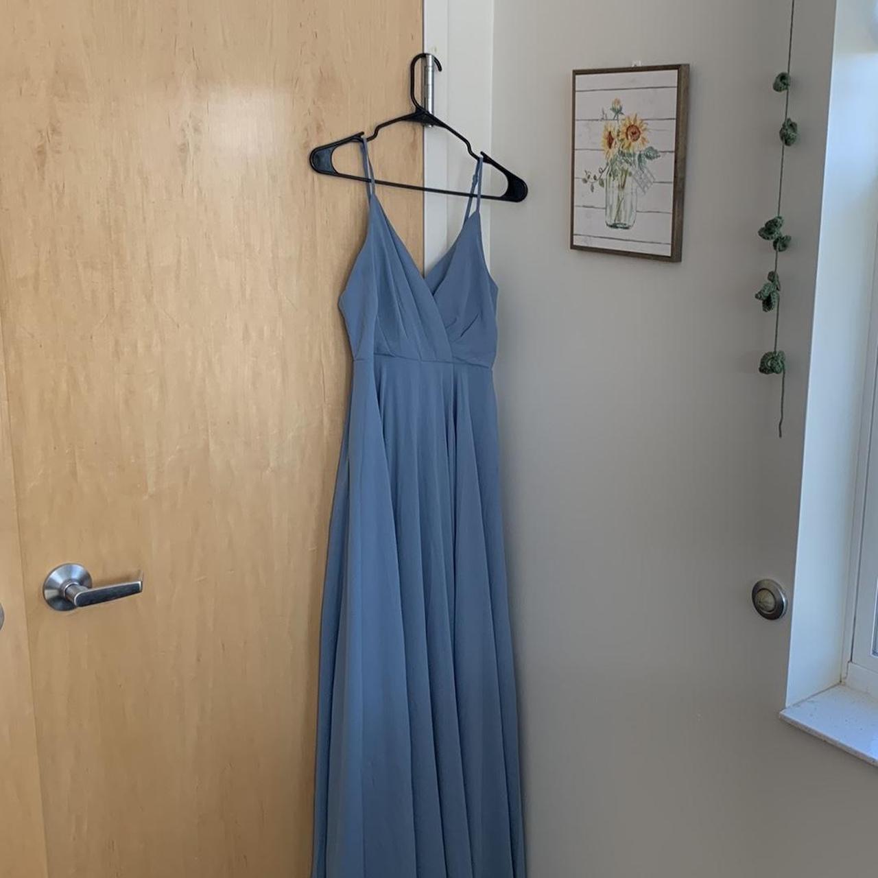 All About Love Slate Blue Maxi Dress
