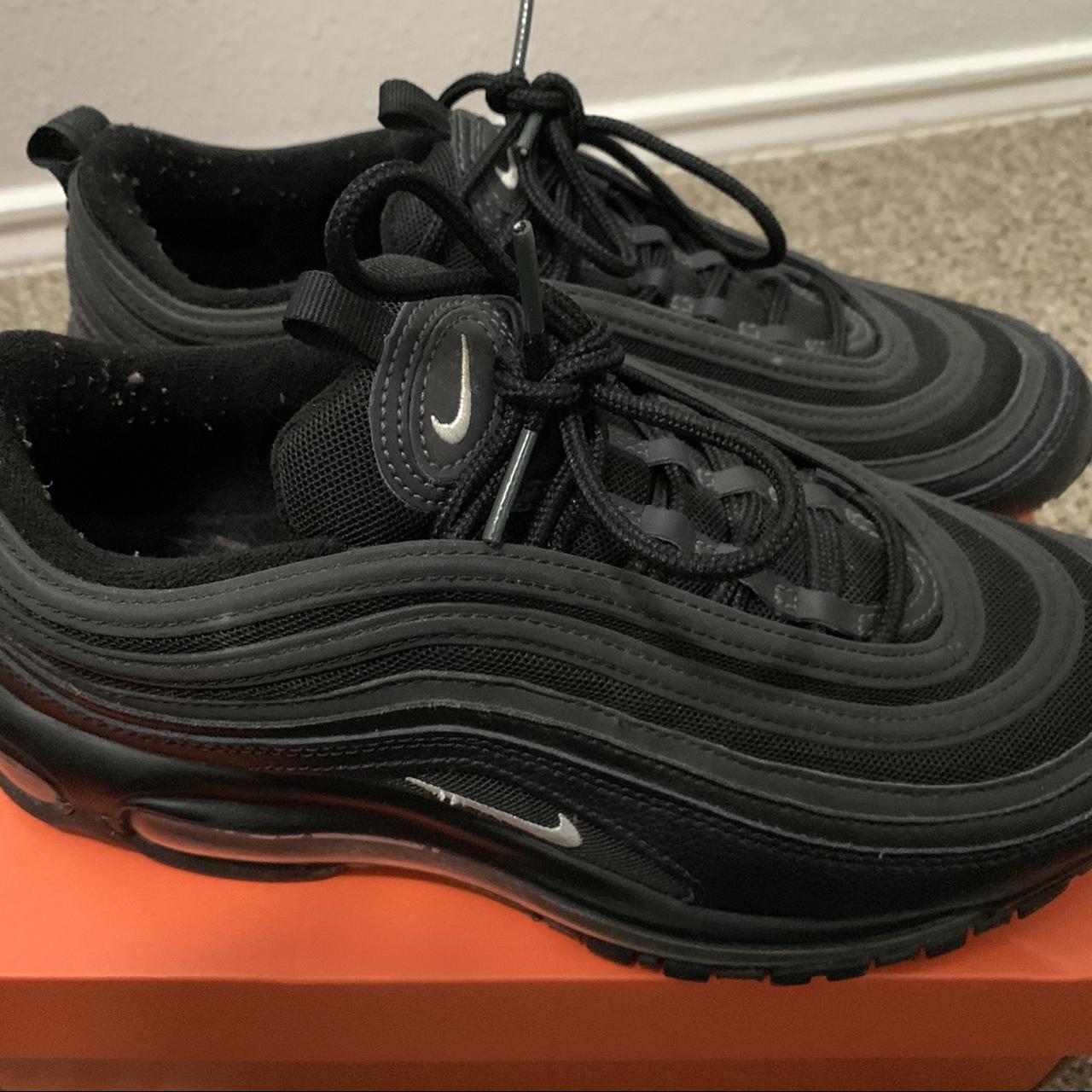 Nike 97 All black Men's 8.5 Women's 9.5 ^sizing... - Depop