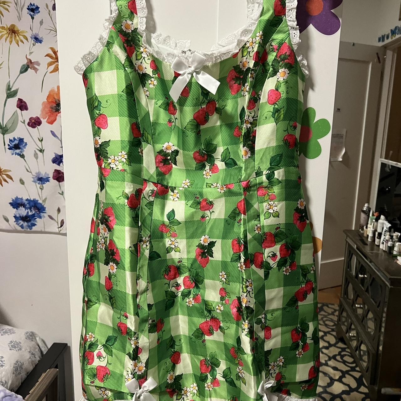 Dolls Kill x Strawberry Shortcake Mini Lace... - Depop