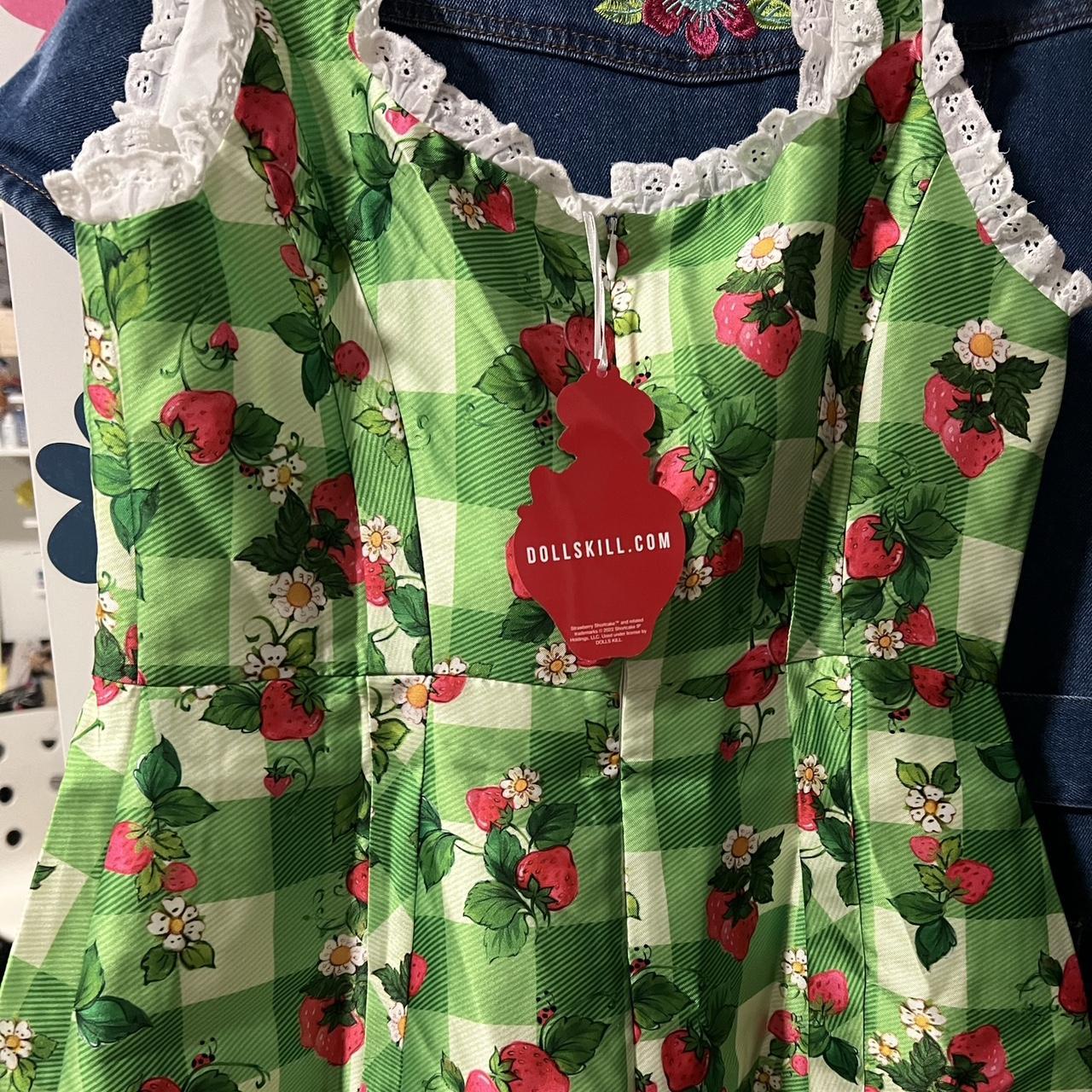 Dolls Kill x Strawberry Shortcake Mini Lace... - Depop