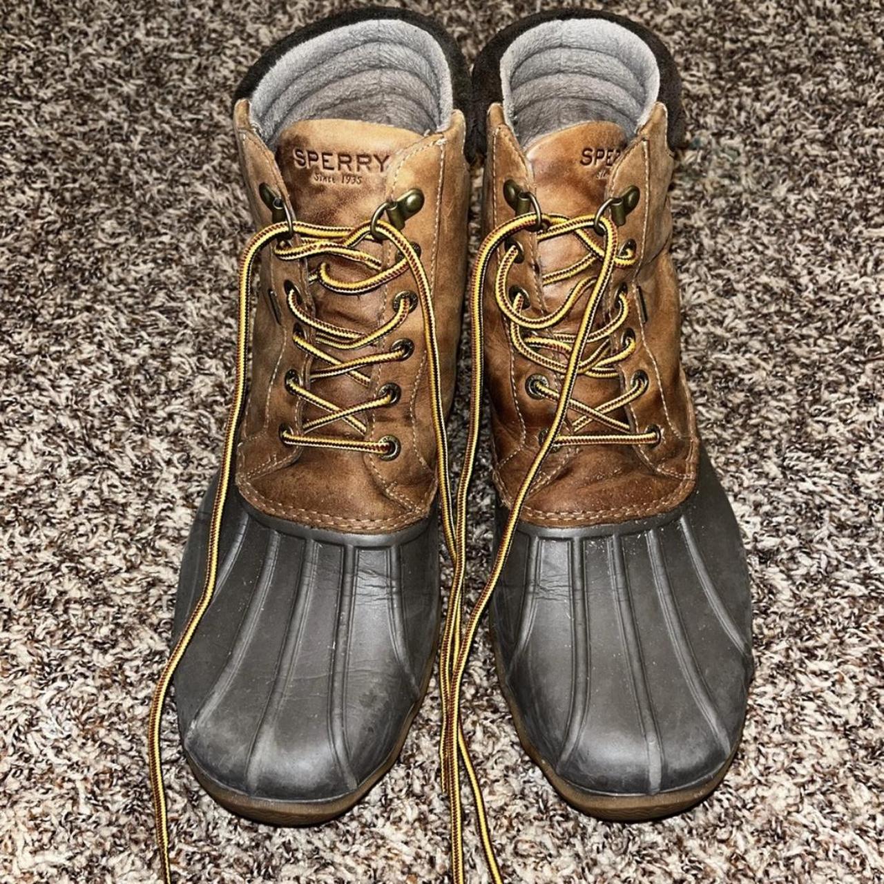 sperry boots blue