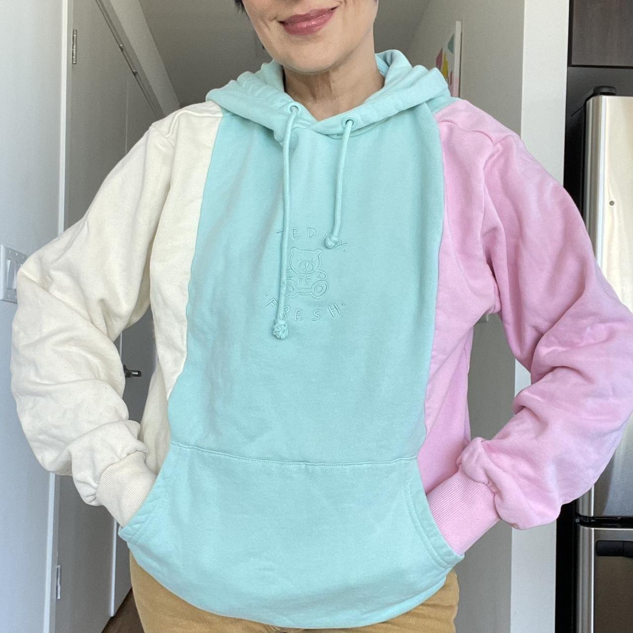 Pastel multi shop colored hoodie