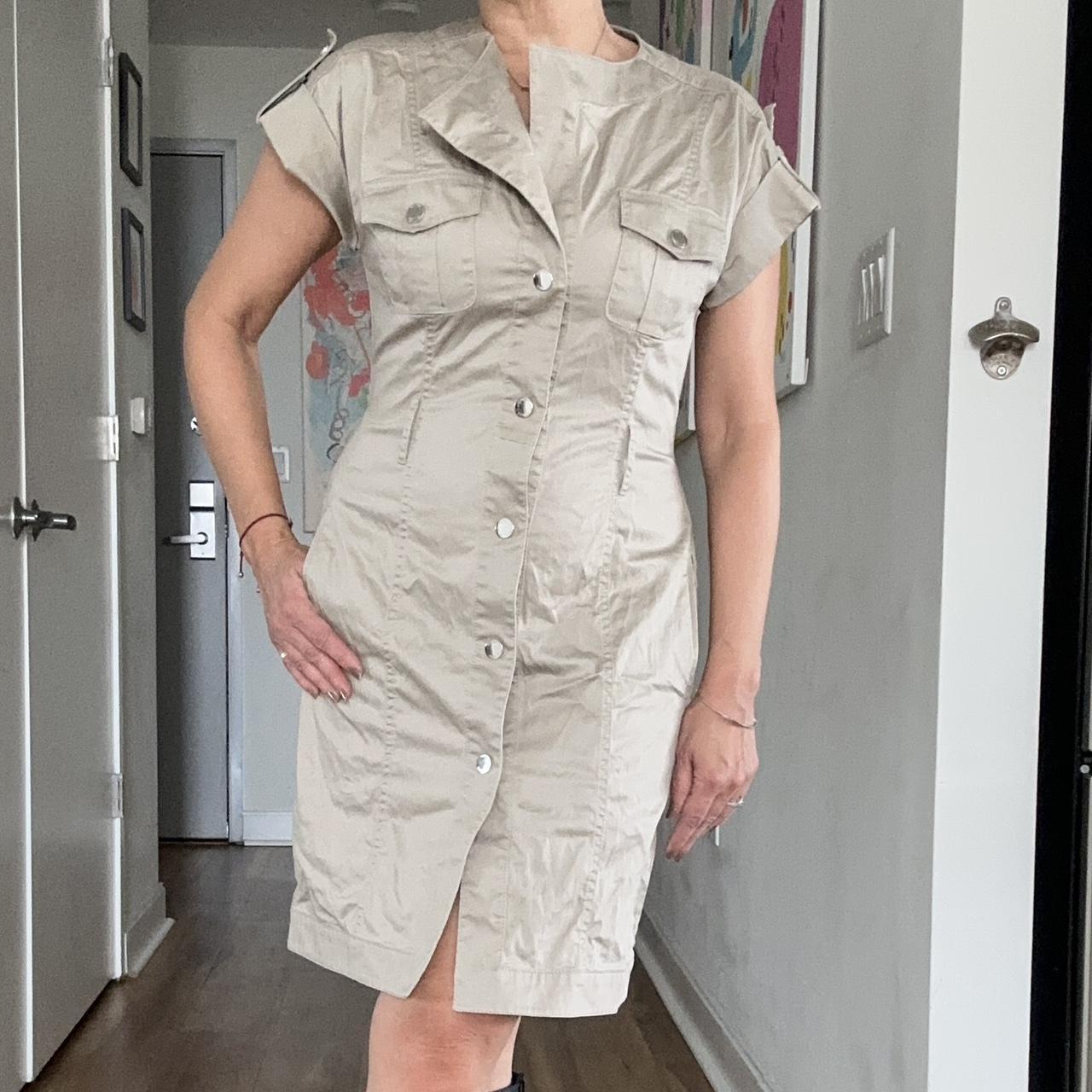 Karen millen hotsell khaki utility dress