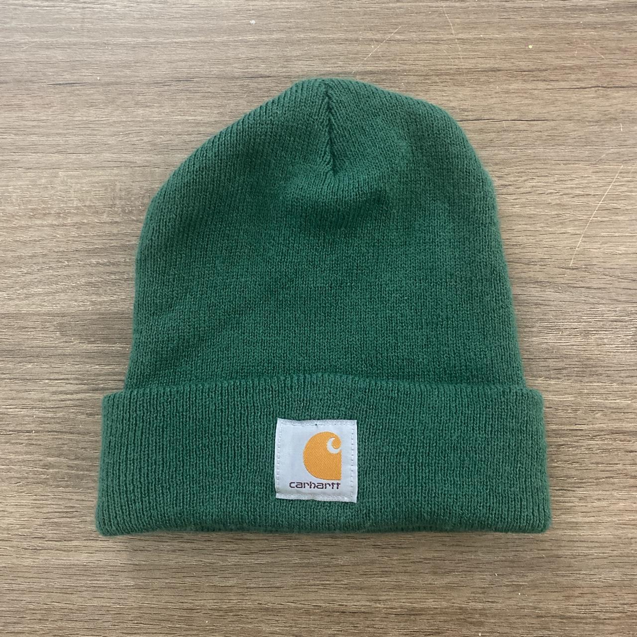 GREEN CARHARTT BEANIE . #carhartt #workwear #beanie - Depop