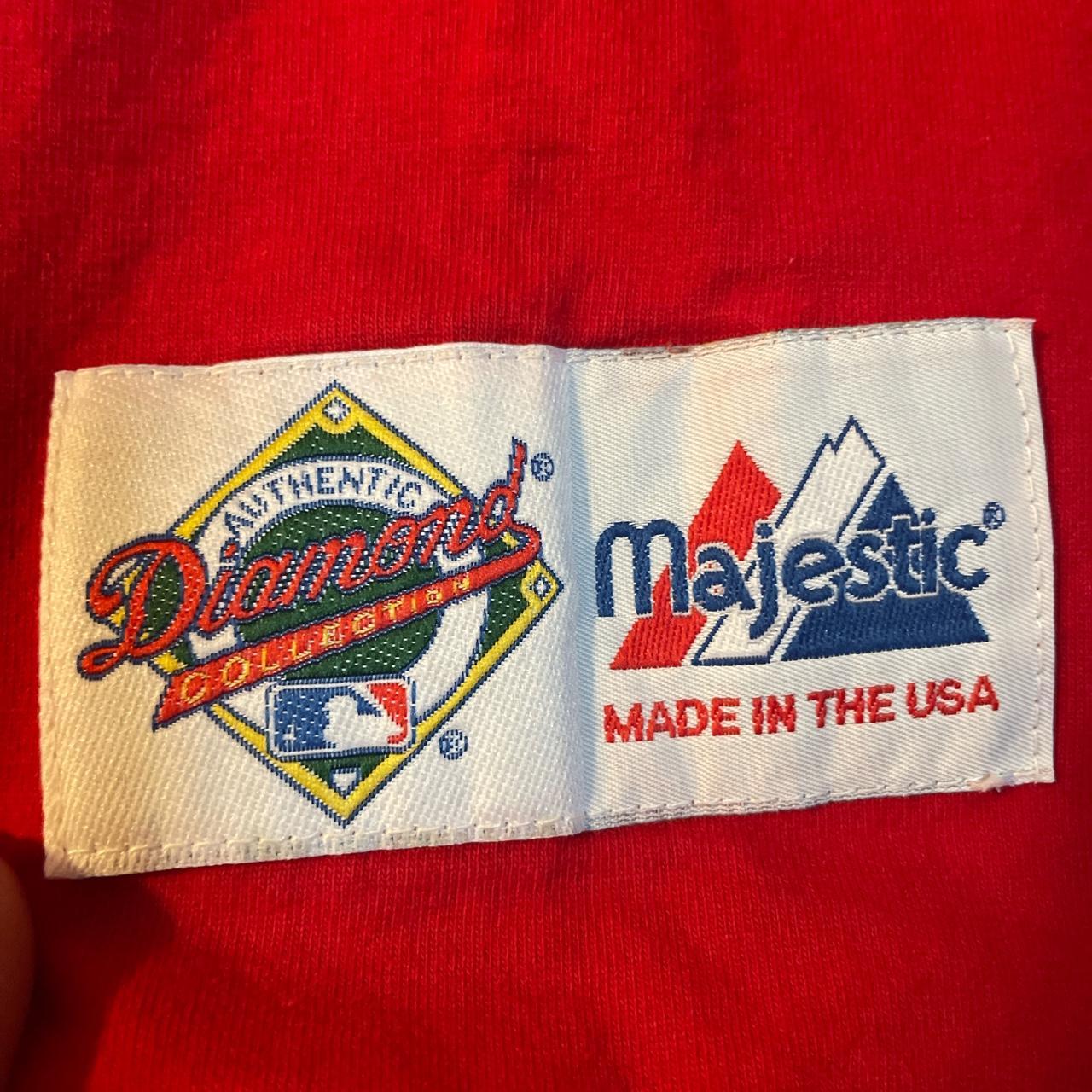 Vintage Authentic Majestic Diamond Collection Cincinnati Reds 