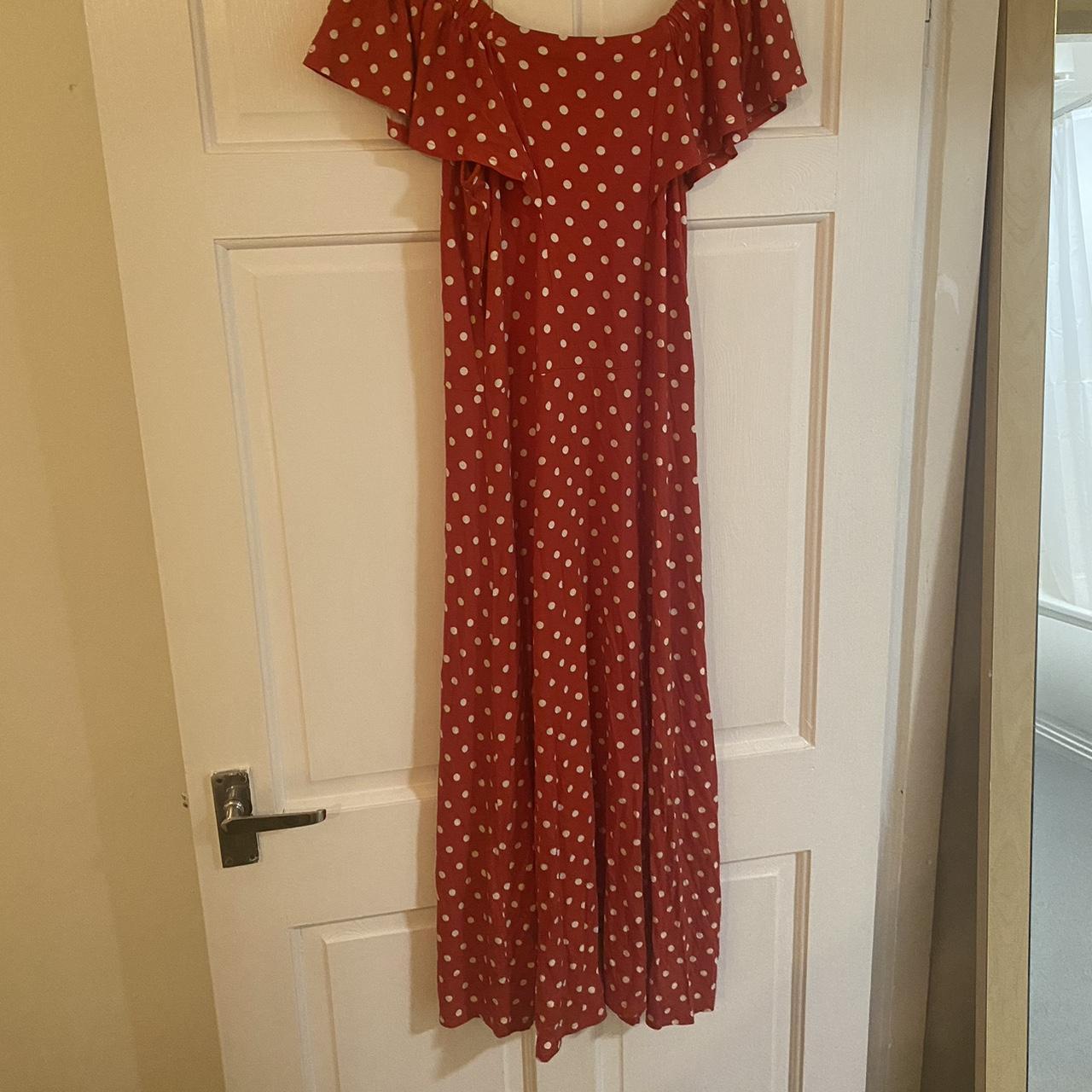 Dorothy perkins red polka dot clearance dress