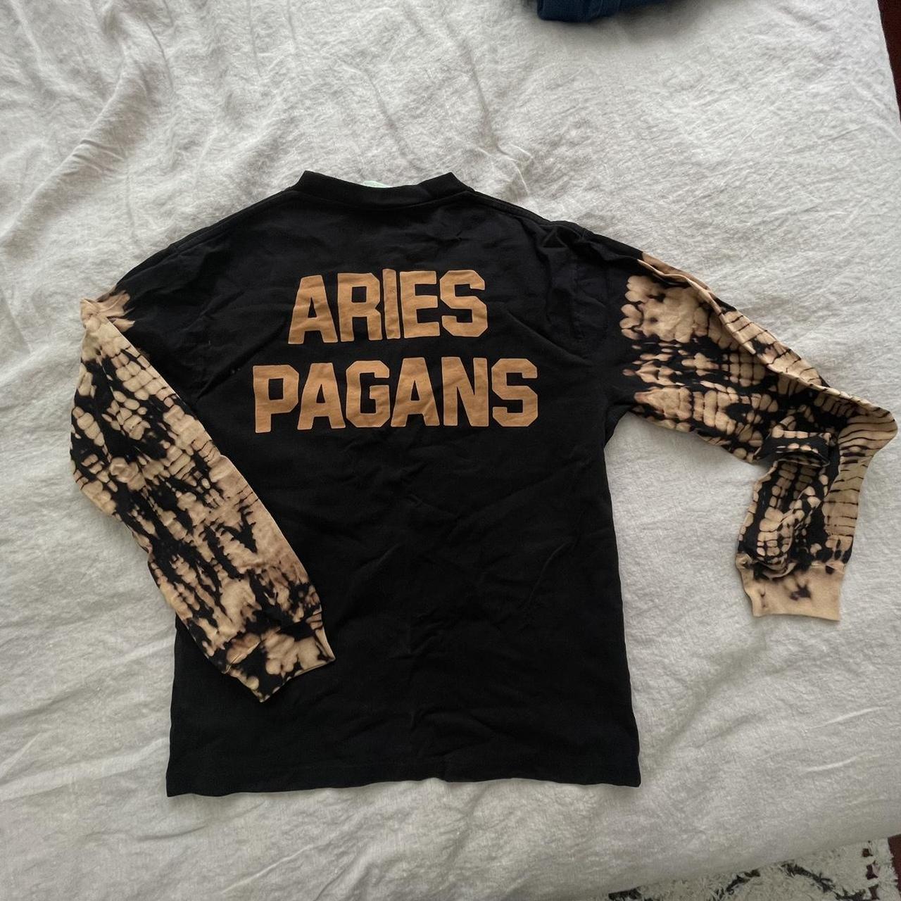 Aries Arise Women's Black and Tan T-shirt (2)