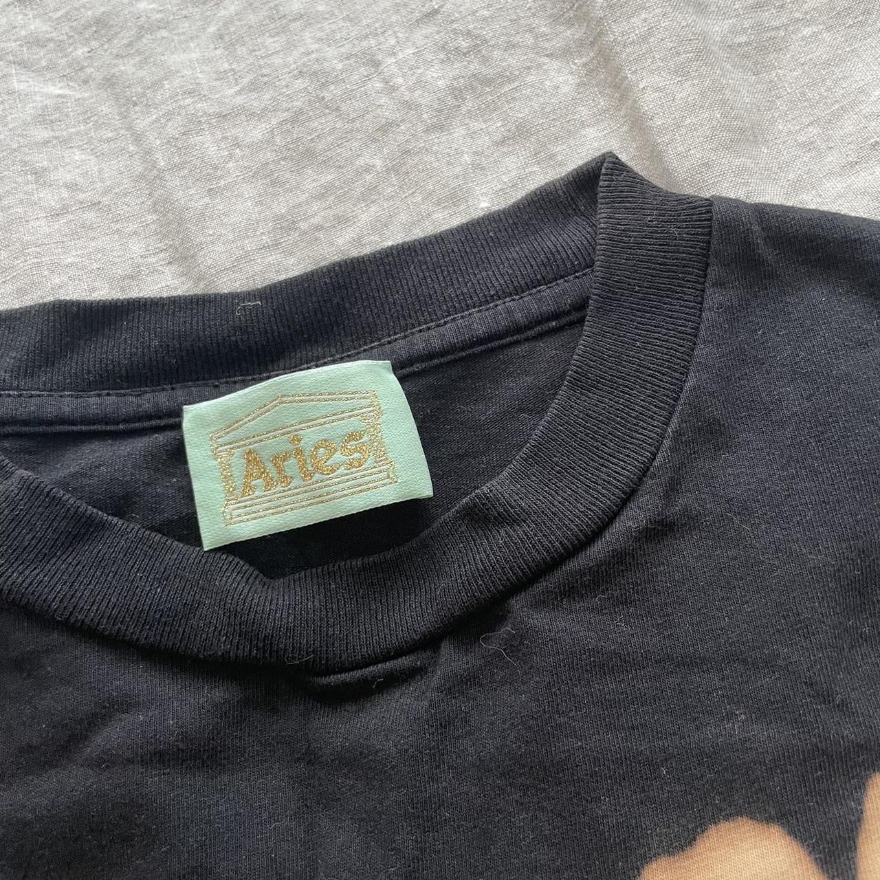 Aries Arise Women's Black and Tan T-shirt (4)