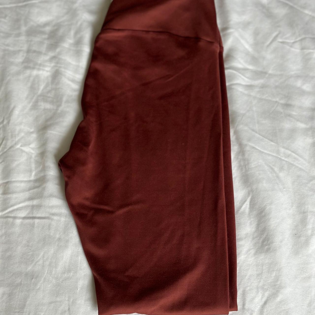 Gymshark Training Leggings, Cherry Brown, Size