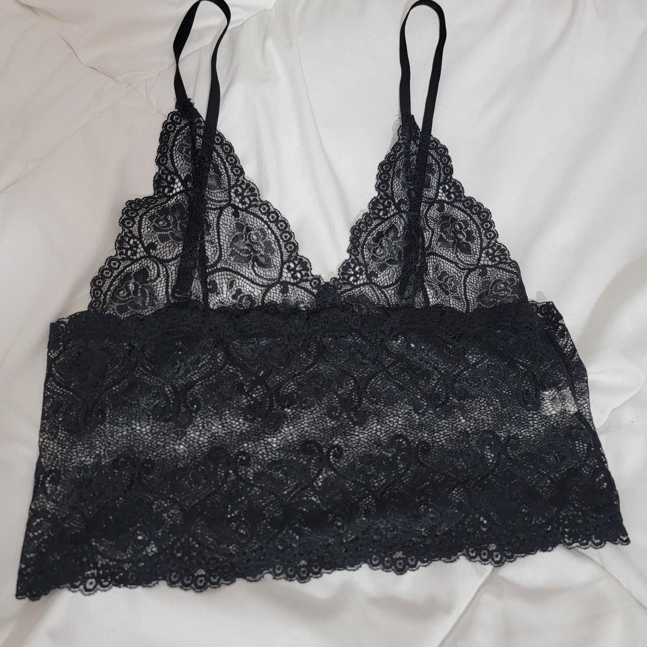 Lace bra cover up - Depop