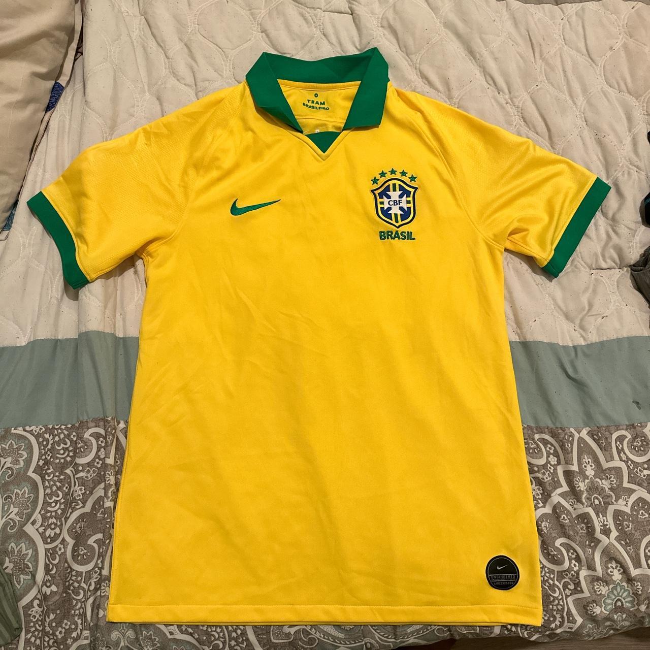 nike brasil jersey - Depop
