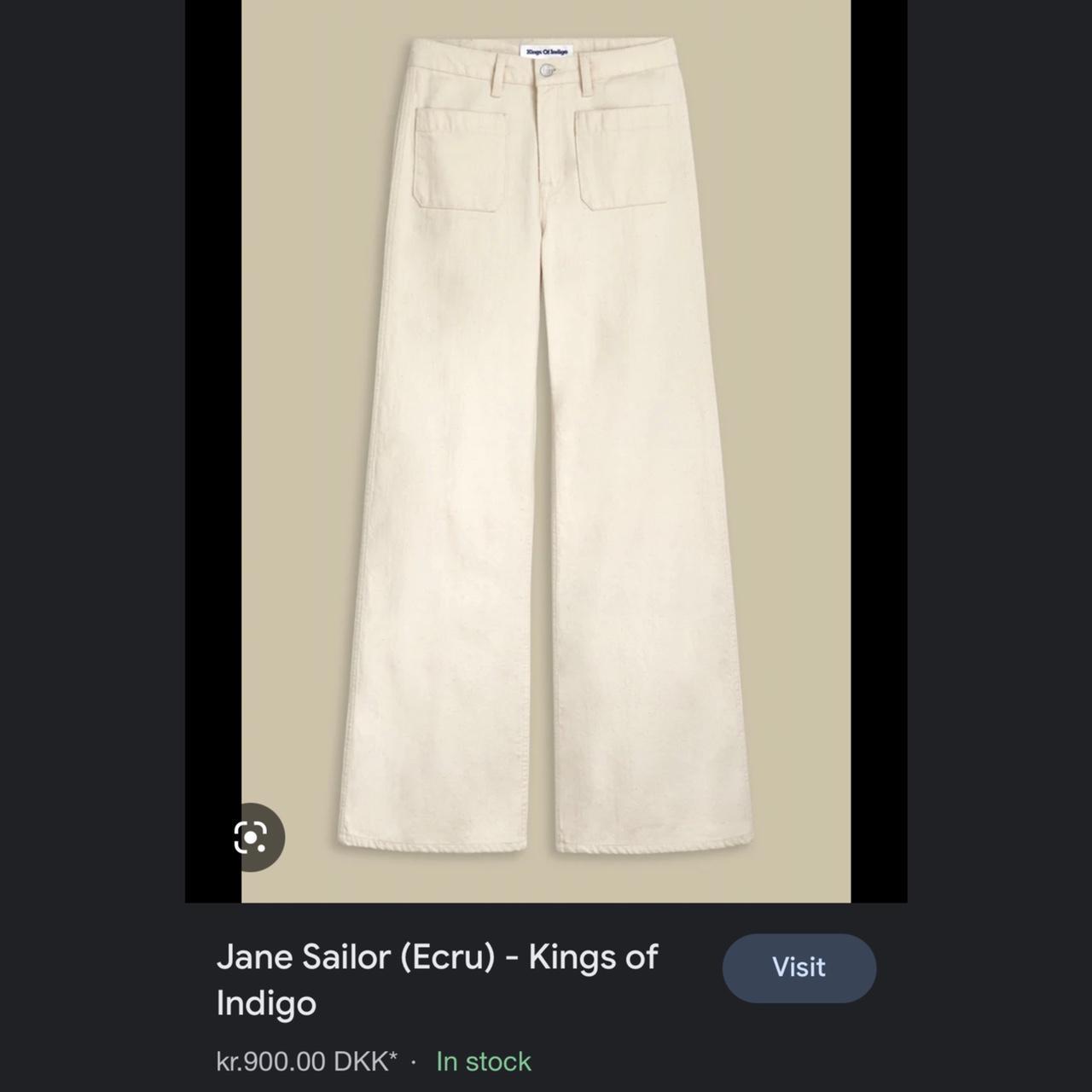 Kings of Indigo Women's White Jeans (4)