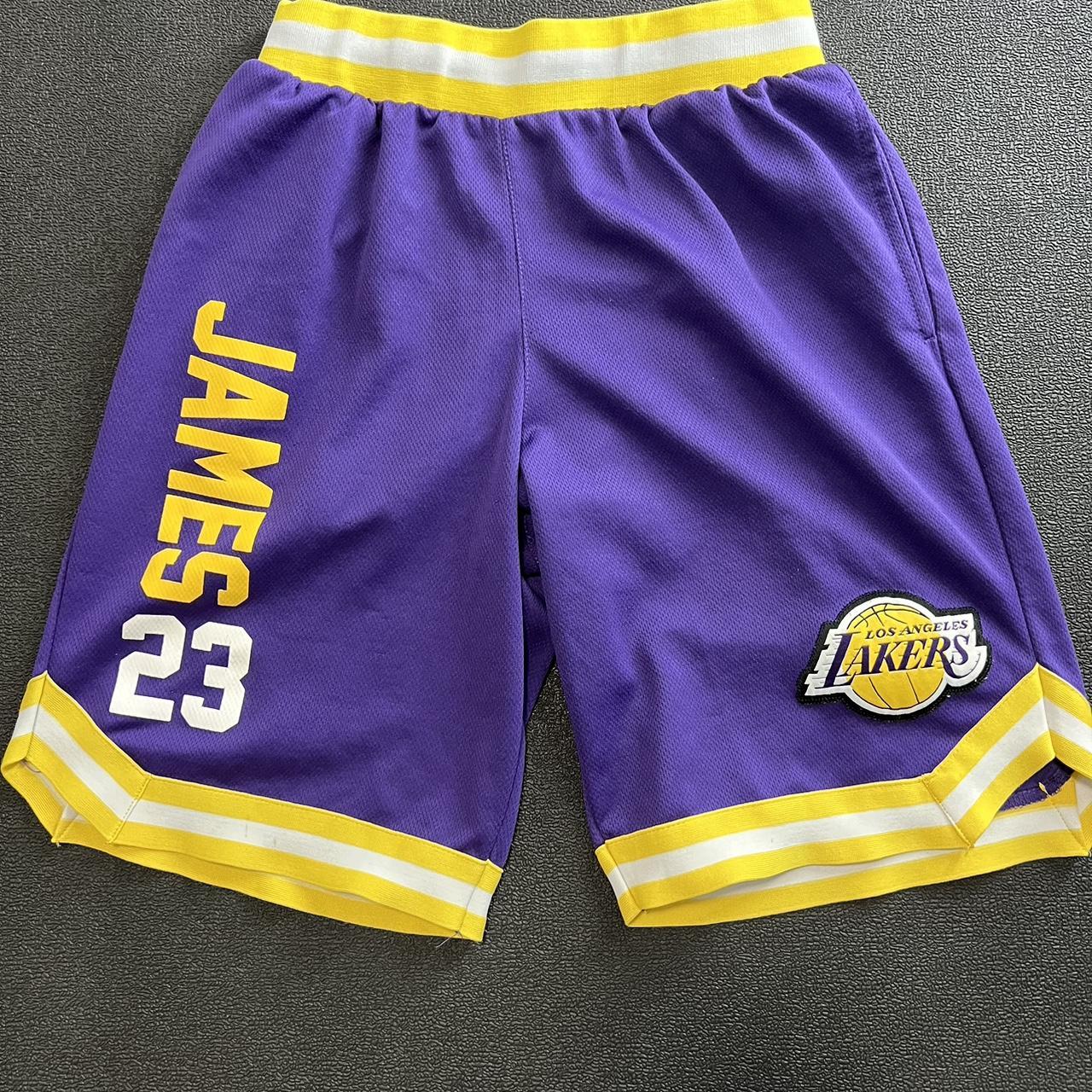 L.A. Lakers NBA Basketball Shorts! LeBron, James,... - Depop