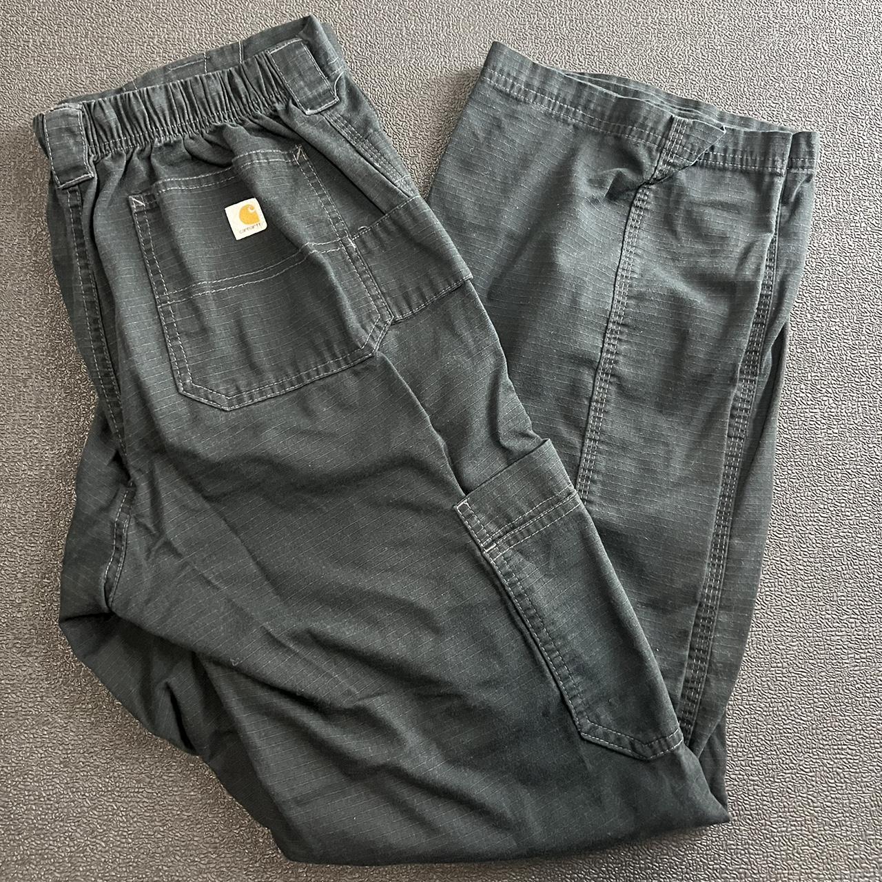 Black Carhartt Multi Pocket Cargo Pants. Wear Them... - Depop