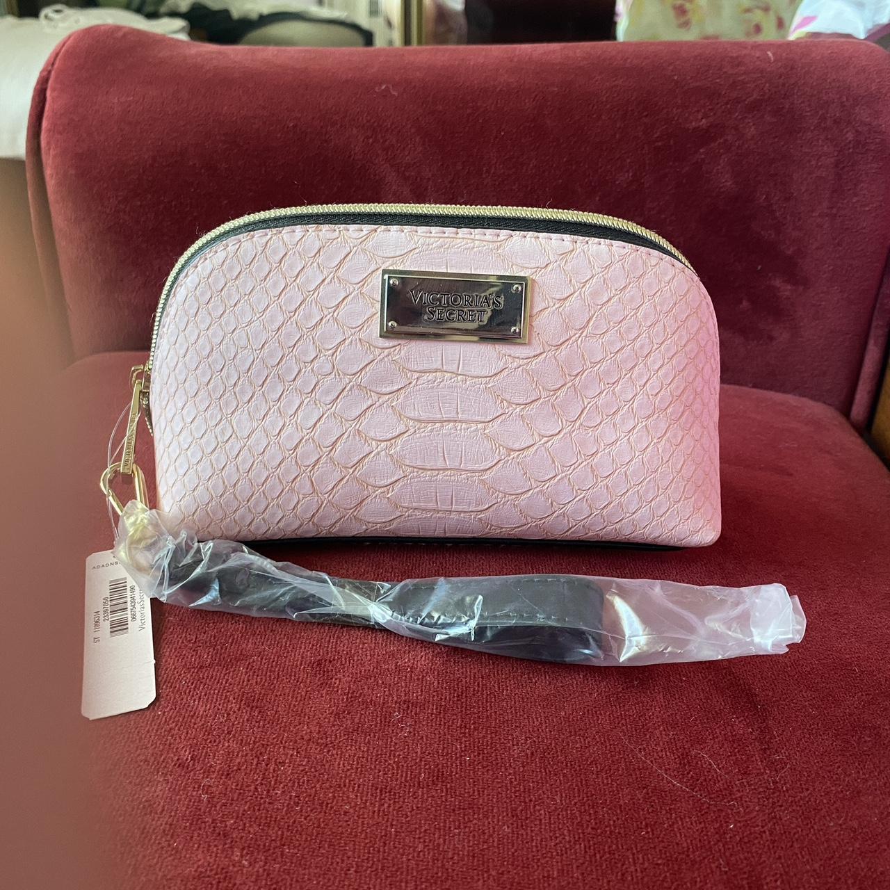Victoria's Secret travel makeup bag red pink one - Depop