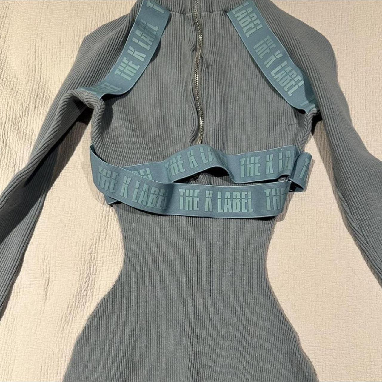 The K label blue jumpsuit Tight fit Would fit size... Depop